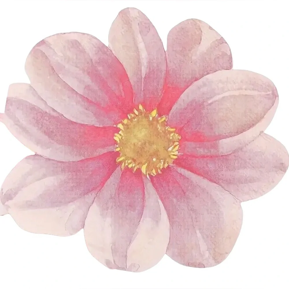 Pink Flower Shaped Decorative Party Luncheon Napkins, 20 ct
